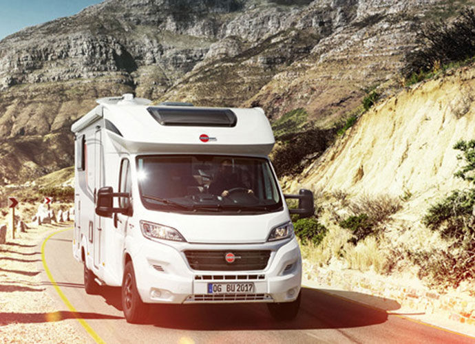 burstner camper caravan