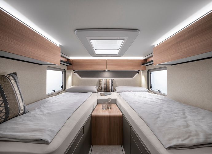 hymer GT-S MEDITERRANEE letti gemelli zona notte